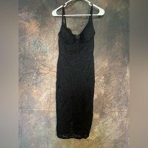 Privy Black Lace Dress. New Years Eve Dress.